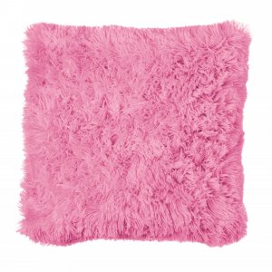 Cuddly Shaggy Capa de Almofada Rosa Catherine Lansfield