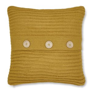 Chunky Knit Capa de Almofada Ochre Catherine Lansfield