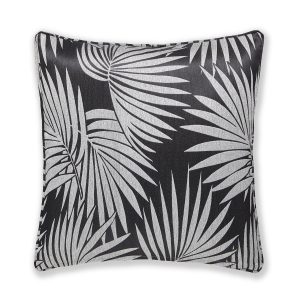 Glam Palm Tree Capa de Almofada Preto Catherine Lansfield